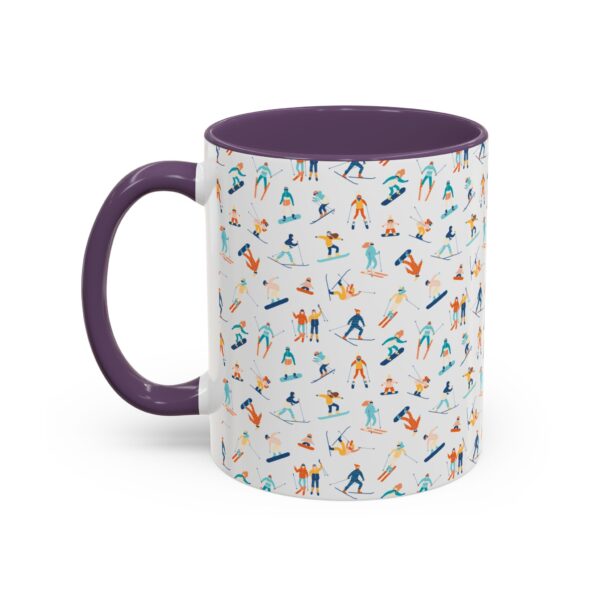 SnowJam Ski & Snowboard Pattern Coffee Mug - Image 27