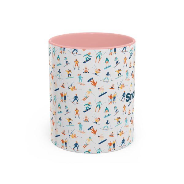 SnowJam Ski & Snowboard Pattern Coffee Mug - Image 10