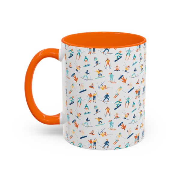 SnowJam Ski & Snowboard Pattern Coffee Mug - Image 23