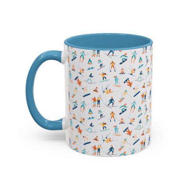 SnowJam Ski & Snowboard Pattern Coffee Mug - Image 19