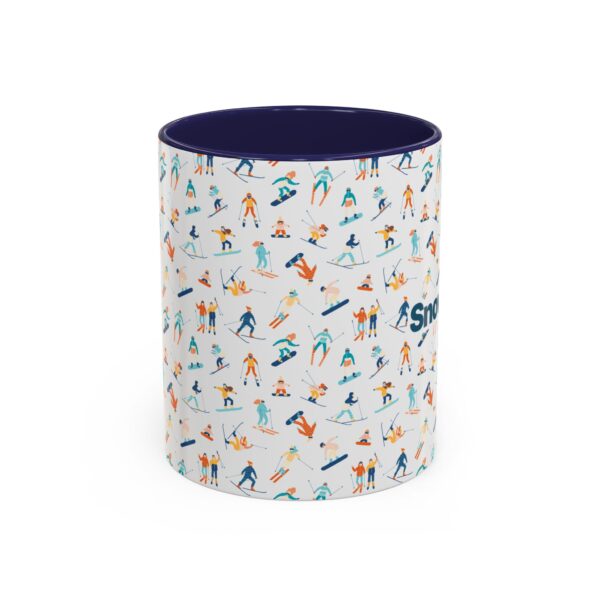 SnowJam Ski & Snowboard Pattern Coffee Mug - Image 6