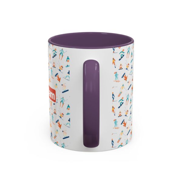 SnowJam Ski & Snowboard Pattern Coffee Mug - Image 28