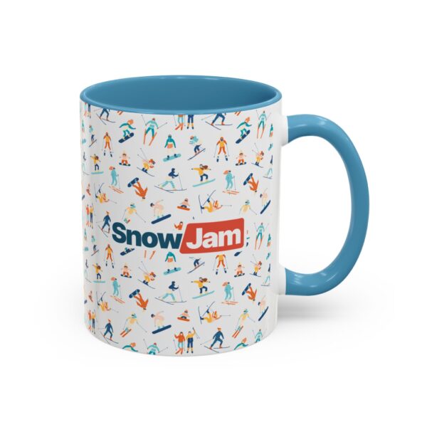 SnowJam Ski & Snowboard Pattern Coffee Mug - Image 17