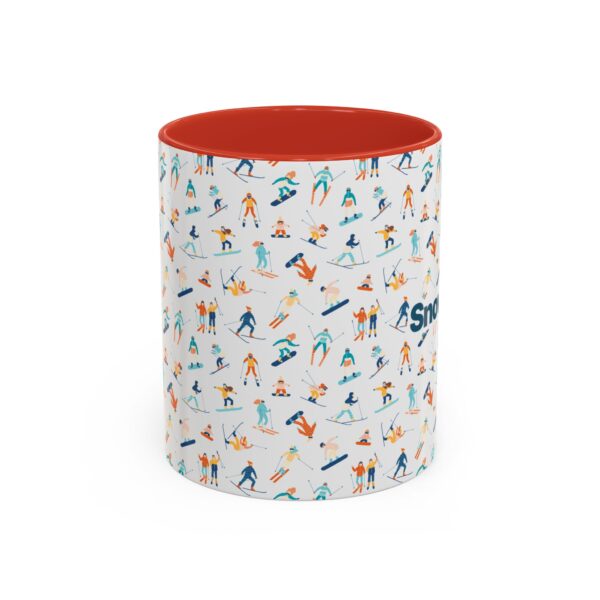 SnowJam Ski & Snowboard Pattern Coffee Mug - Image 14