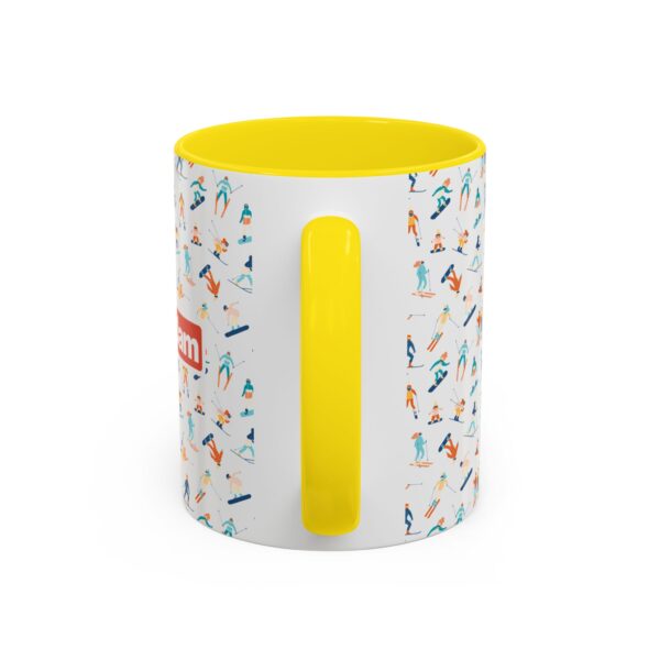 SnowJam Ski & Snowboard Pattern Coffee Mug - Image 32