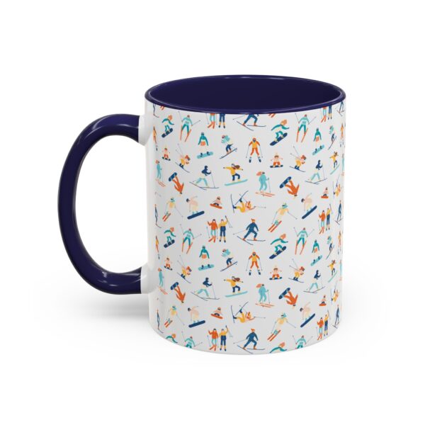 SnowJam Ski & Snowboard Pattern Coffee Mug - Image 7