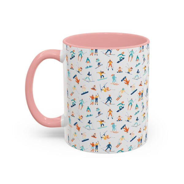 SnowJam Ski & Snowboard Pattern Coffee Mug - Image 11