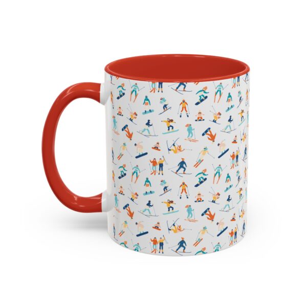 SnowJam Ski & Snowboard Pattern Coffee Mug - Image 15