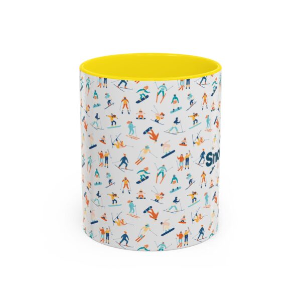 SnowJam Ski & Snowboard Pattern Coffee Mug - Image 30