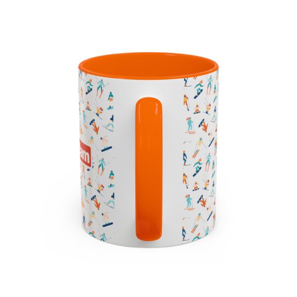 SnowJam Ski & Snowboard Pattern Coffee Mug - Image 24