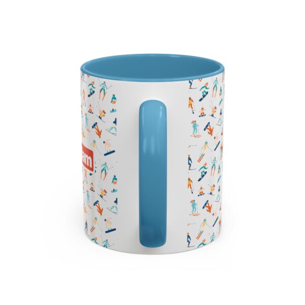 SnowJam Ski & Snowboard Pattern Coffee Mug - Image 20