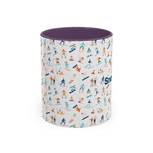 SnowJam Ski & Snowboard Pattern Coffee Mug - Image 26